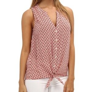 Joie Percel 100% Silk Sleeveless Blouse Top L 1720-T1869